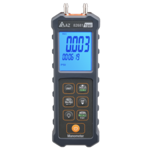 máy đo áp suất thang cực thấp az 82681 1psi bỏ túi