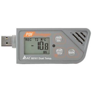 máy đo ghi nhiệt độ có đầu dò nhiệt rời az 88161